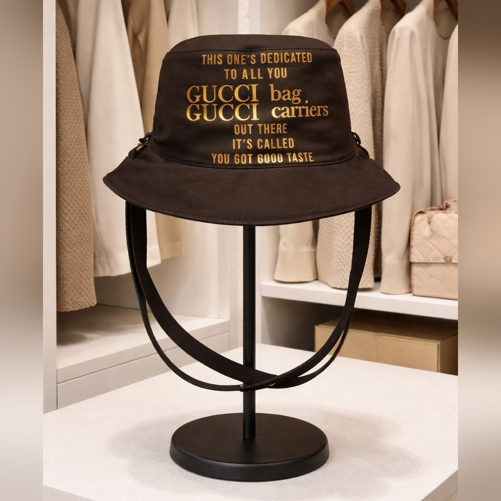 New Gucci Multicolor Logo Men's Hag - Picture 2 of 5